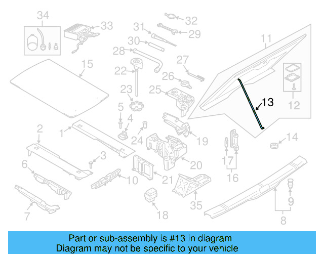 Support Rod 7L0-864-195-A - View 2