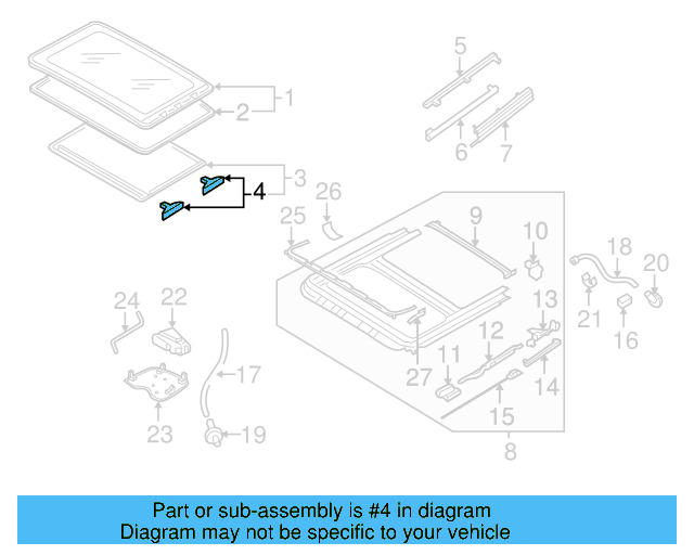 Sunshade Guide 8D5-877-165-A - View 7