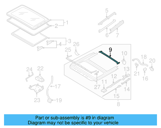 Drip Channel 8D0-877-633-C - View 32
