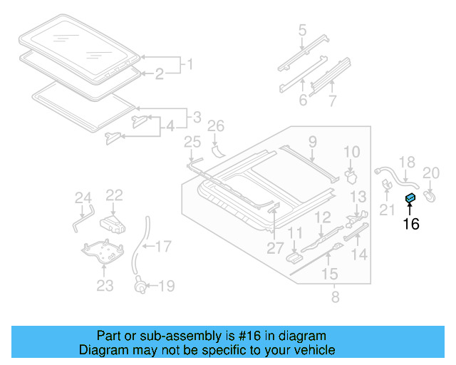 Drive Cable Stop 8D5-898-652-A - View 12
