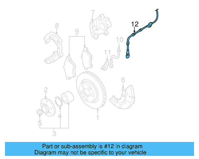ABS Sensor Wire 1J0-927-903-E - View 28