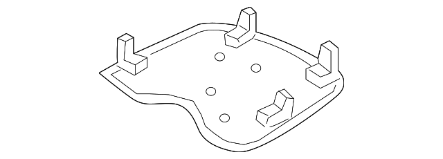 Motor Cover 3B0-877-829-E-3U5 - View 2