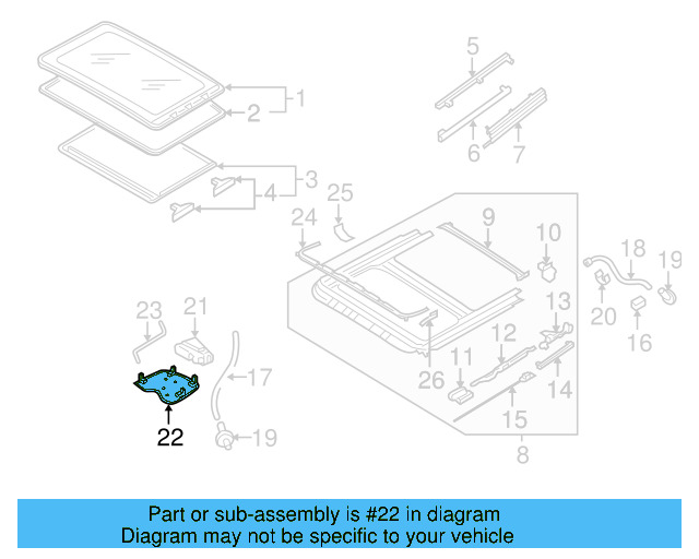 Motor Cover 3B0-877-829-E-3U5 - View 3