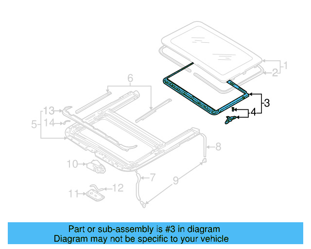 Sunshade 4B0-877-255-A-SEE