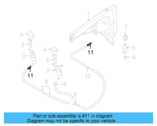Pressure Cylinder Joint 1J0-955-665-E - View 10