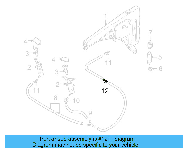 Pressure Cylinder Joint 1J0-955-665-E - View 7