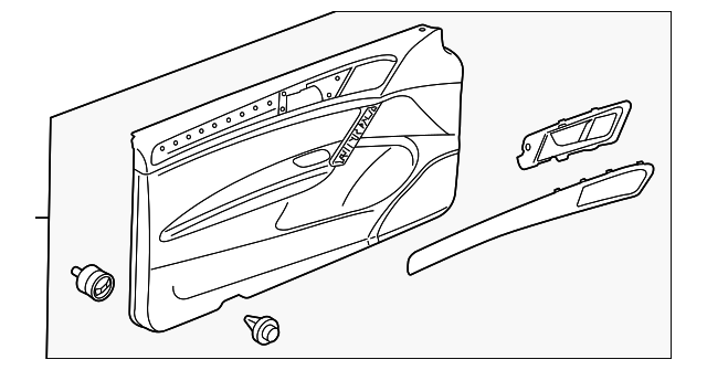 Door Trim Panel 5GM-867-012-AB-DLU