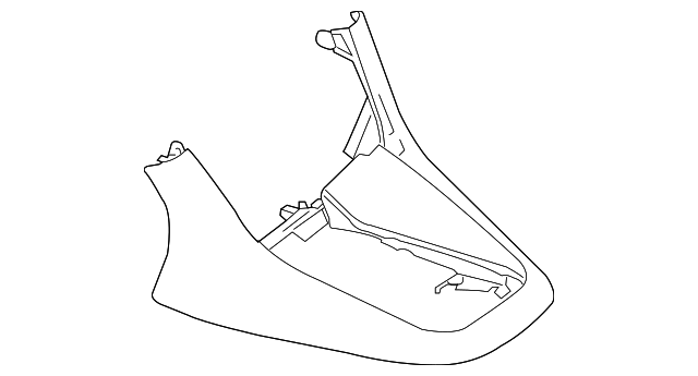 Front Console Rear Bracket 1K0-861-371-B - View 38