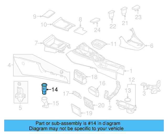 Power Outlet 1K0-919-309 - View 13