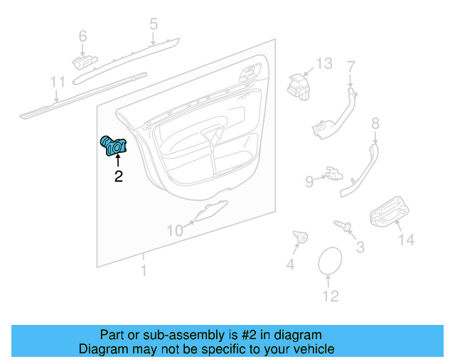 Door Trim Panel Clip 6Q0-868-243 - View 15