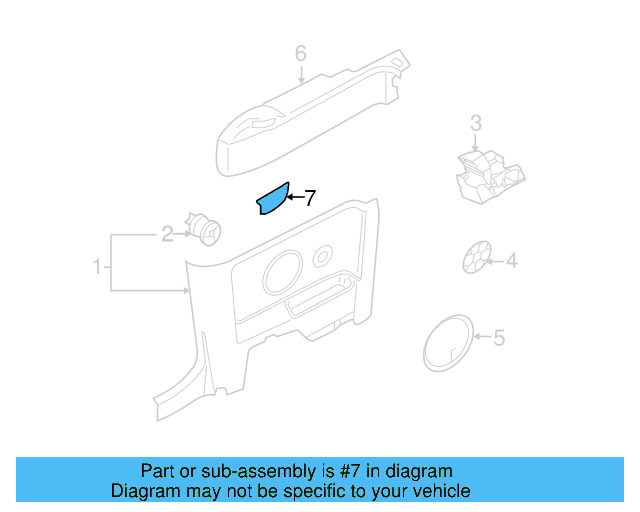 Speaker Grille 3B0-868-149-3PT