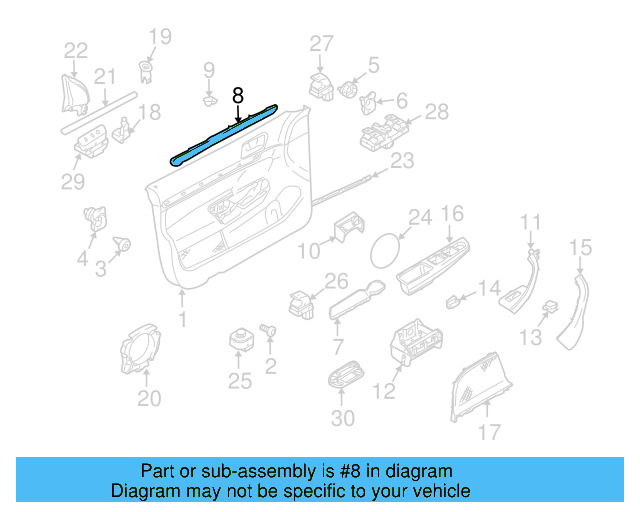 Speaker Grille 1K1-868-158-82V - View 7