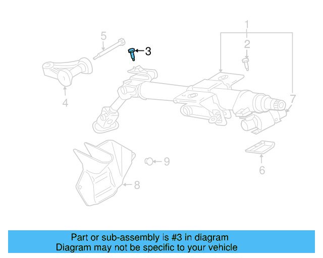 Column Assembly Bolt N-908-515-01 - View 5
