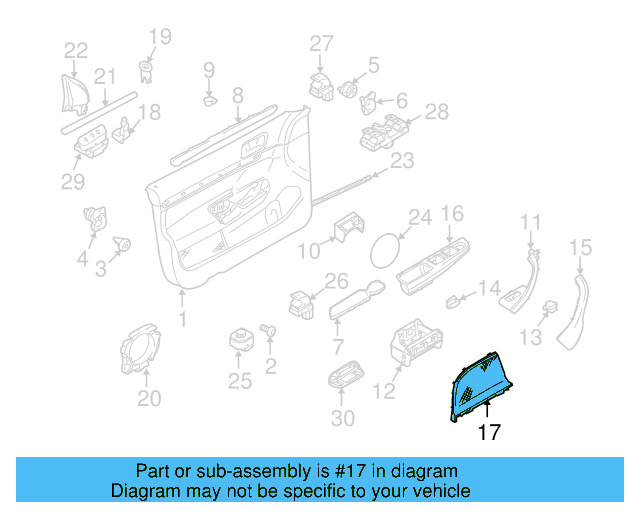 Speaker Grille 1K1-868-158-82V - View 9