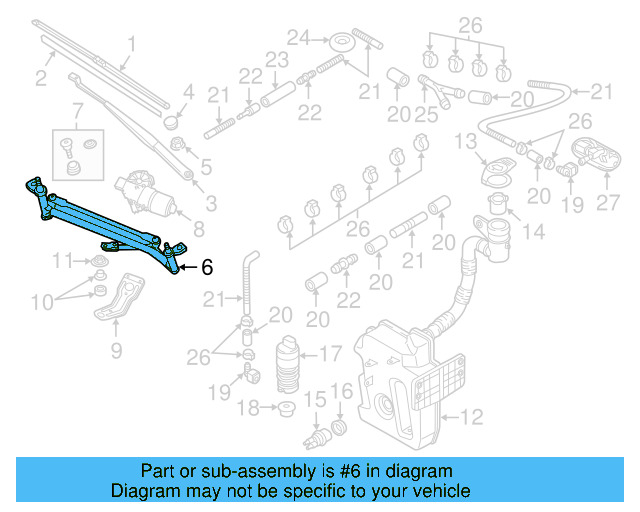 Linkage Assembly 5C3-955-601 - View 4