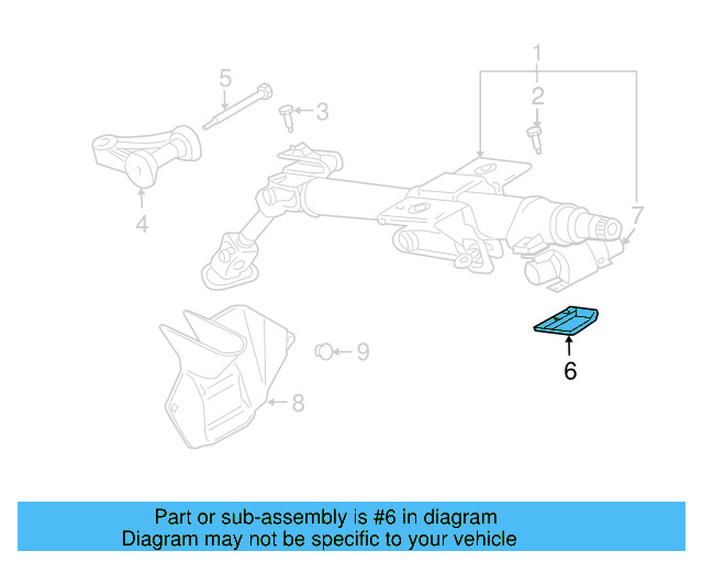 Steering Column Tilt Adjuster 1J0-419-378-F-01C - View 19