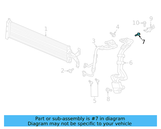 Pressure Pipe Lower Bolt N-106-893-02 - View 13