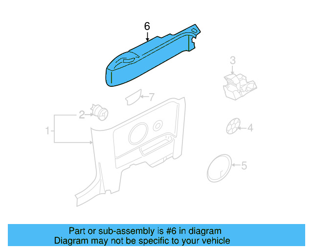 Door Trim Panel Clip 1C0-868-243 - View 8