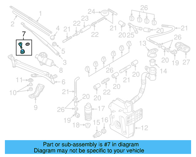 Mount Bracket Hardware Kit 3C0-998-754 - View 18
