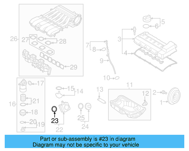 Engine Oil Cooler O 038-117-070-A - View 74