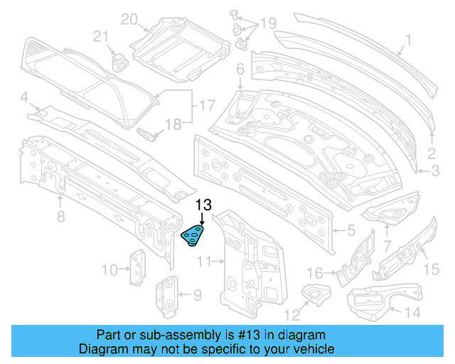 Filler Plate 5C3-813-413 - View 3