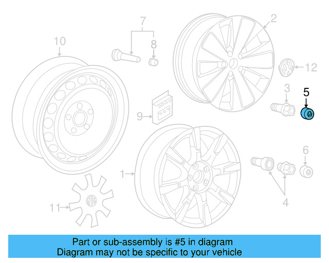 Wheel Bolt WHT-002-437 - View 102
