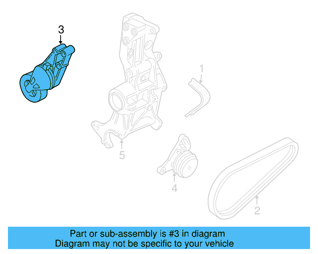 Belt Tensioner 058-903-133-D - View 5