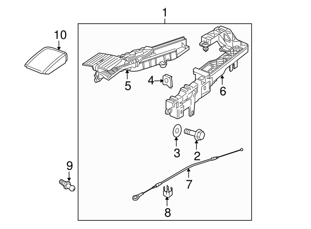 Cable Clip 1Y0-871-720-A - View 3