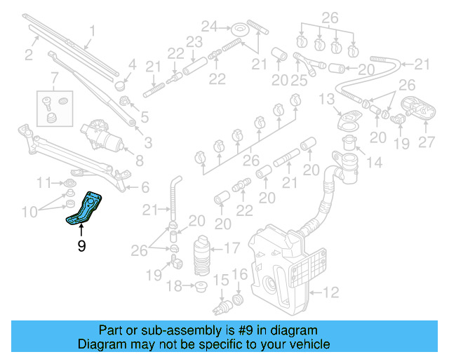 Mount Bracket 5C1-955-623 - View 4