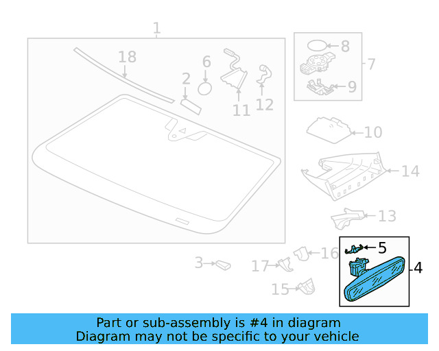 Mirror Inside 3G0-857-511-AM-9B9 - View 34