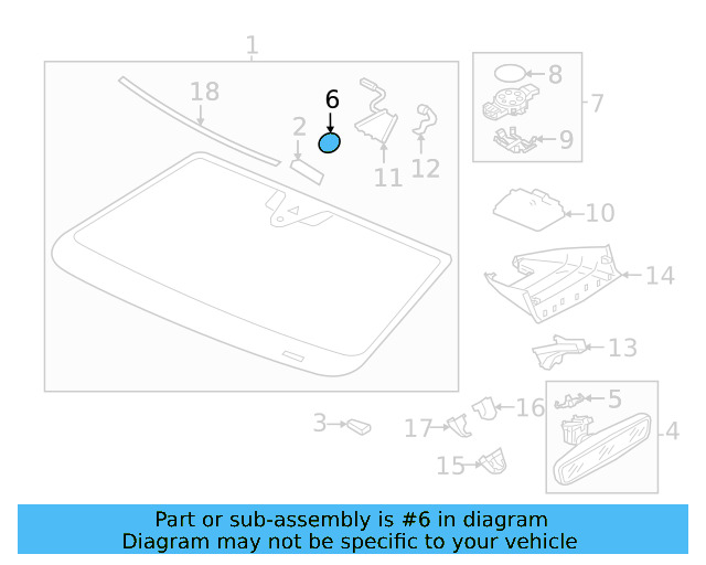 Mirror Inside Retainer Plate 4M0-845-543 - View 16
