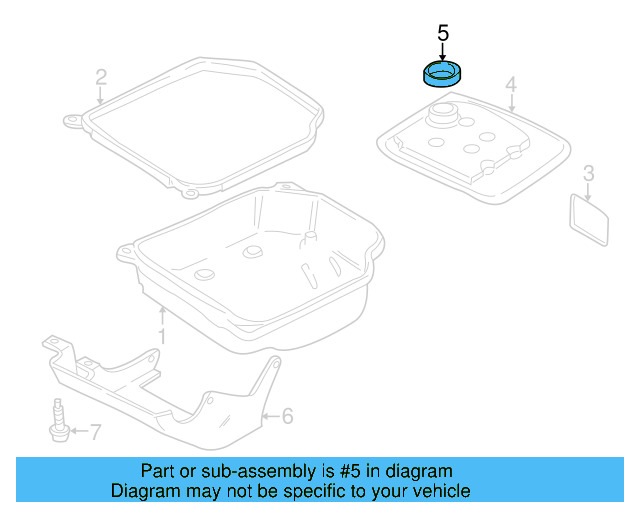 Transmission Filter Gasket 01M-325-443 - View 19