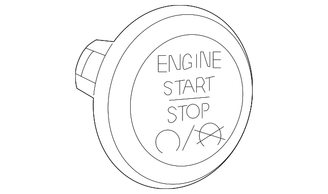 Start Button 7B0-959-839-DX9 - View 3