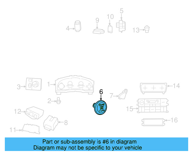 Start Button 7B0-959-839-DX9