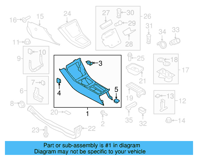 Front Console 5N1-863-241-BJ-95T