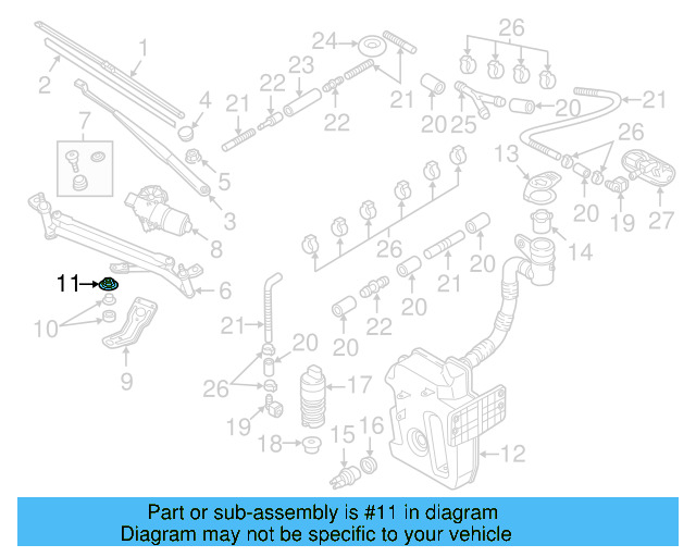 Mount Bracket Nut N-911-431-01 - View 5