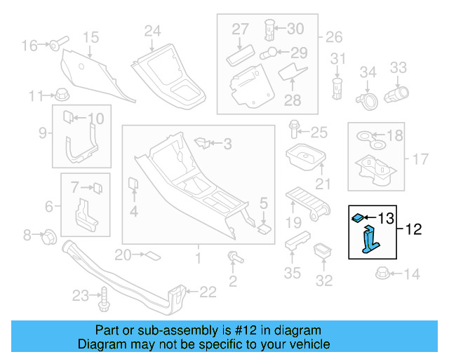 Rear Bracket 5N0-867-853-B - View 6