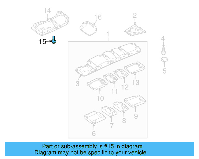 Side Trim 5M1-863-046-C-82V - View 13