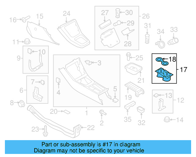 Cup Holder 5N0-862-531-F-23T - View 2