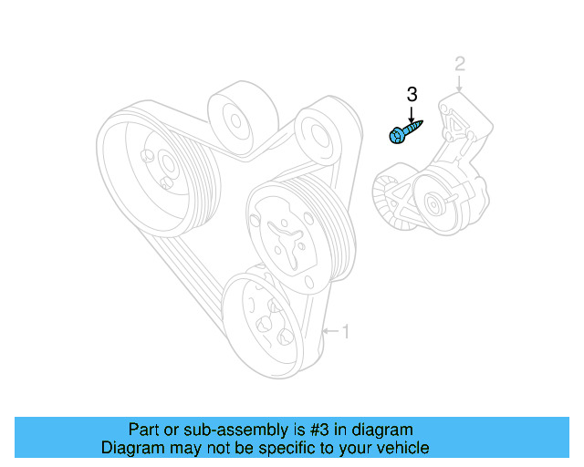 Belt Tensioner Bolt N-102-683-04 - View 10