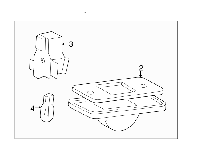License Lamp 701-943-021