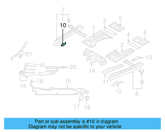 Muffler Bracket 7L0-803-306-A - View 17