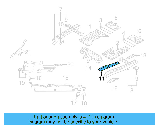 Rail Reinforced 7L0-803-075-A