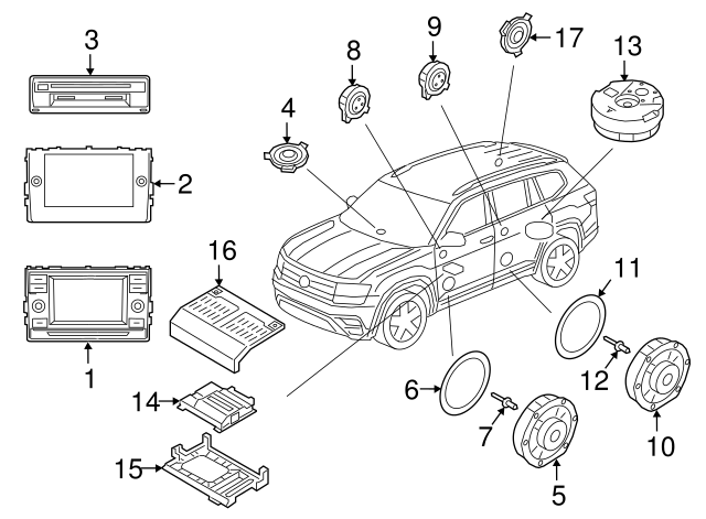Amplifier Bracket 3QF-035-933-A