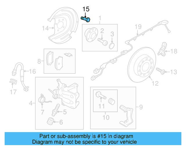 Splash Shield Bolt WHT-005-227 - View 71