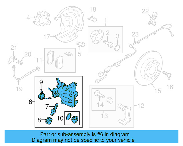 Caliper 5QM-615-424 - View 6