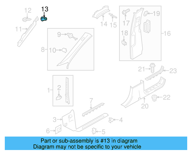 Deform Element Nut N-909-596-02
