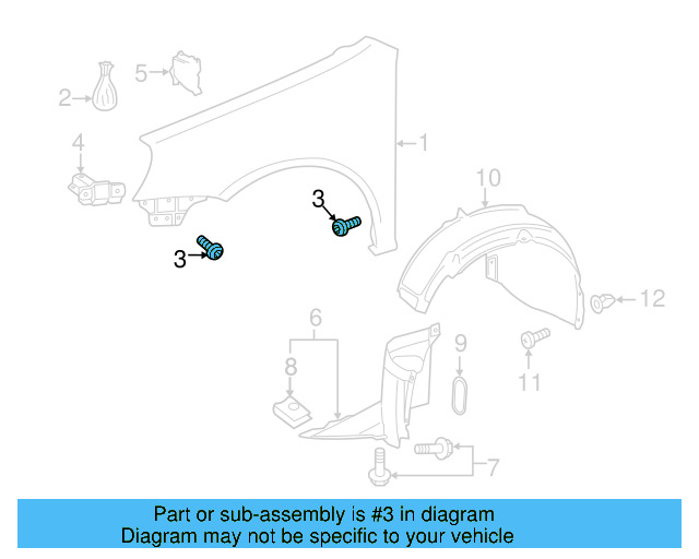 Fender Bolt N-910-756-02