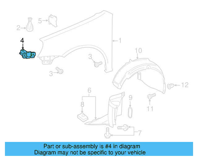 Fender Brace 5K6-821-135 - View 17