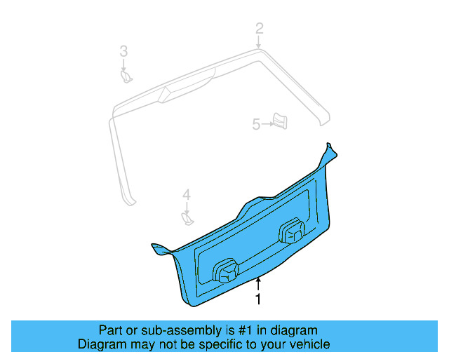 Lower Trim Panel 1J9-867-601-K-FEF - View 3